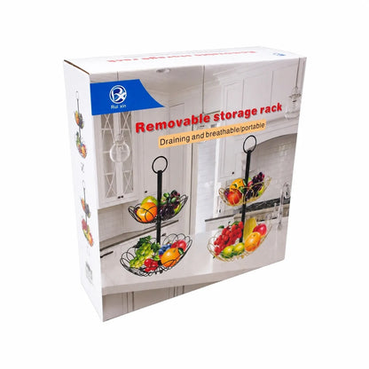2 aukštų pakabinamas vaisių krepšys