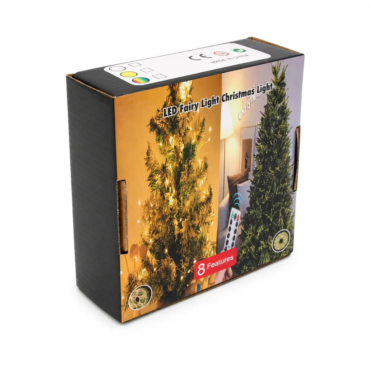 500 LED, 20 m šaltai balta LED girlianda