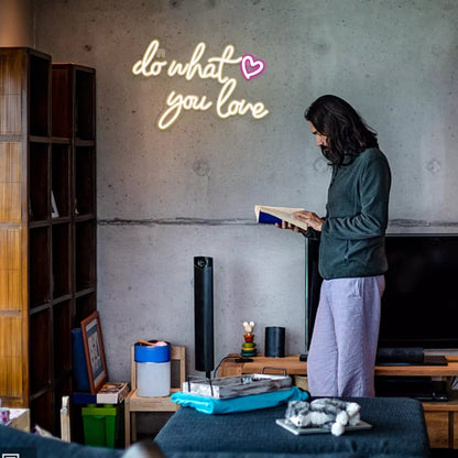 Dekoracinis šviestuvas "Do What You Love"