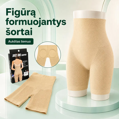 Figūrą formuojantys šortai aukštu liemeniu, XL