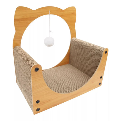 Kartoninė draskyklė katėms 40 x 25 x 40 cm