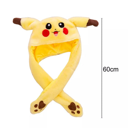 Kepurė su pakylančiomis ausimis "Pikachu"