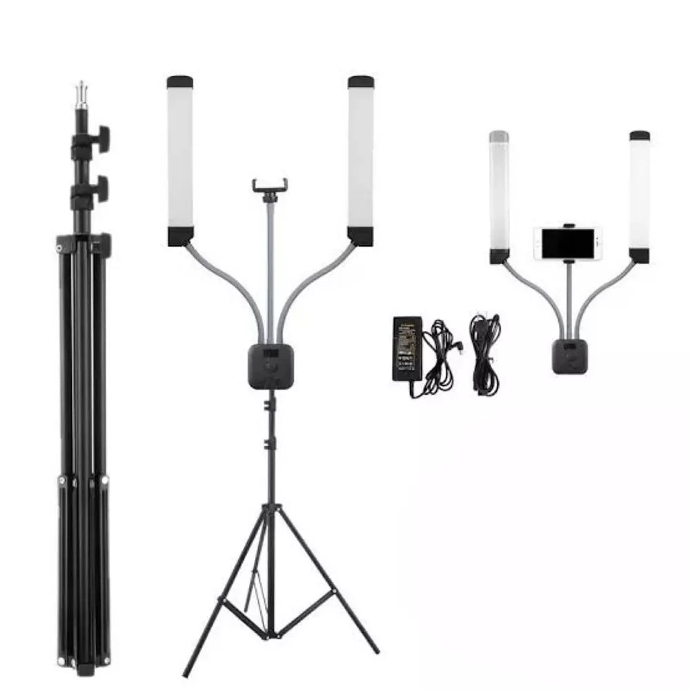 LED panelinės lempos su trikoju DOUBLE