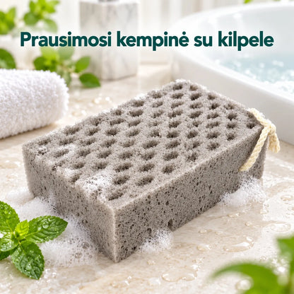 Masažuojanti dušo kempinė