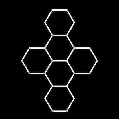 Modulinis lubinis LED šviestuvas Hexagon