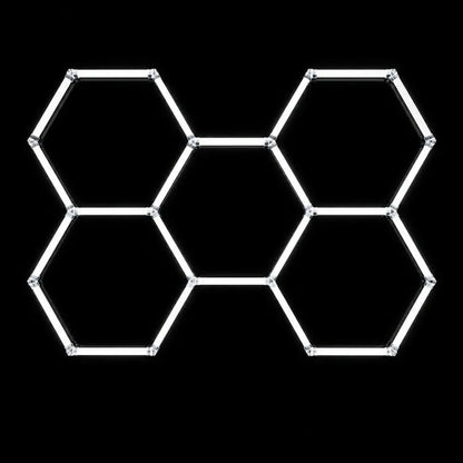 Modulinis lubinis LED šviestuvas Hexagon