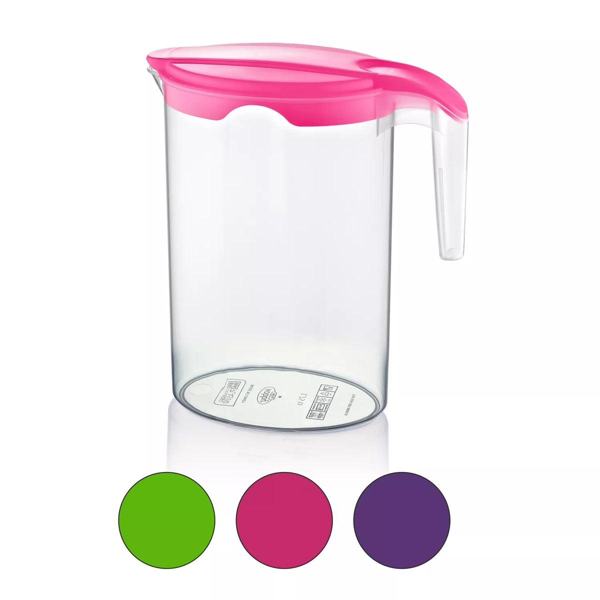 Plastikinis ąsotis su dangteliu 1,75 l