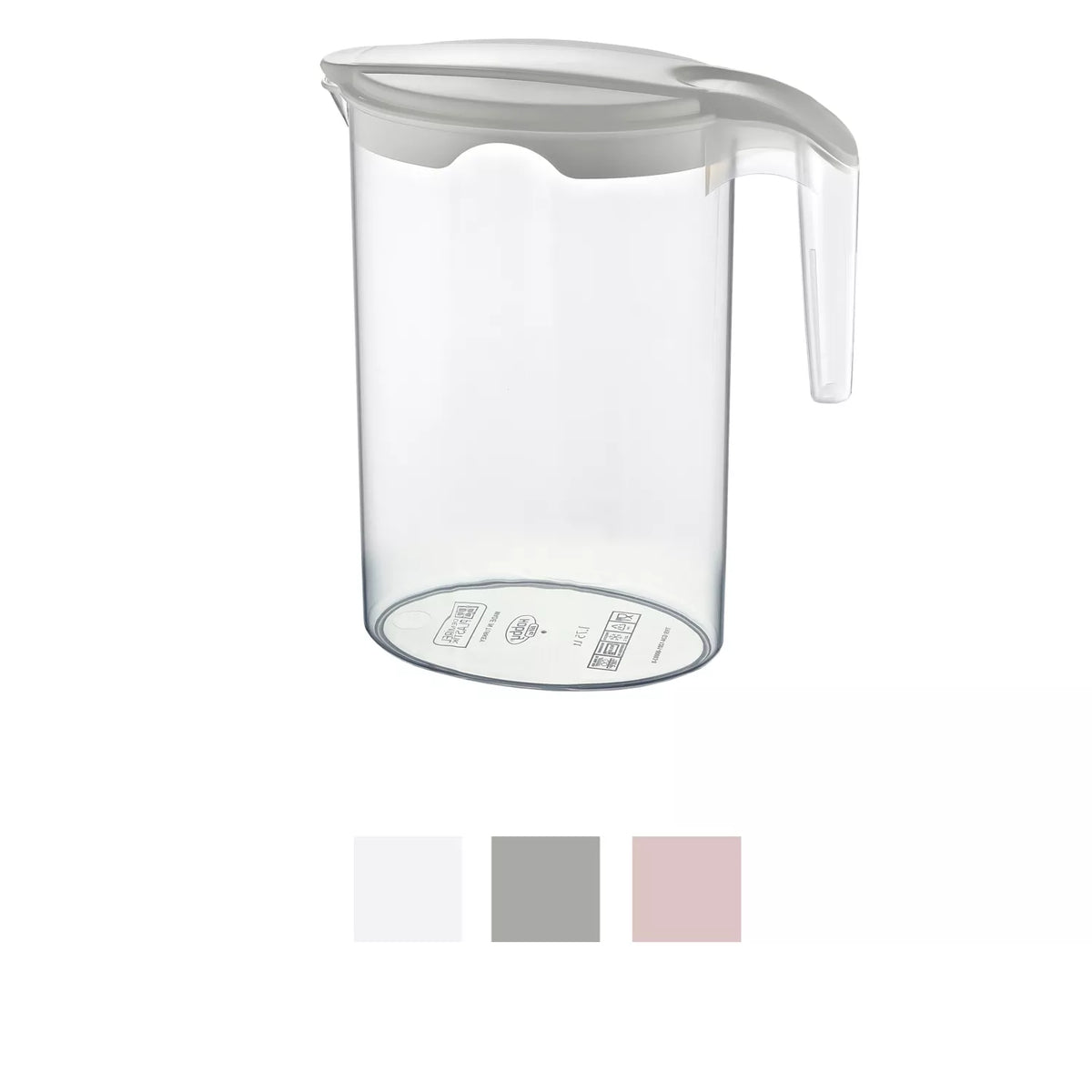 Plastikinis ąsotis su dangteliu 1,75 l