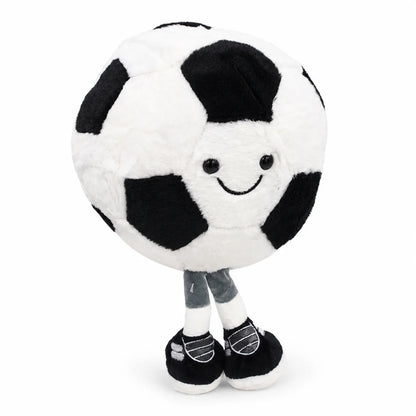 Pliušinis futbolo kamuolys su kojytėmis