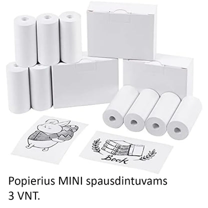 Popierius MINI spausdintuvams, 5 vnt.