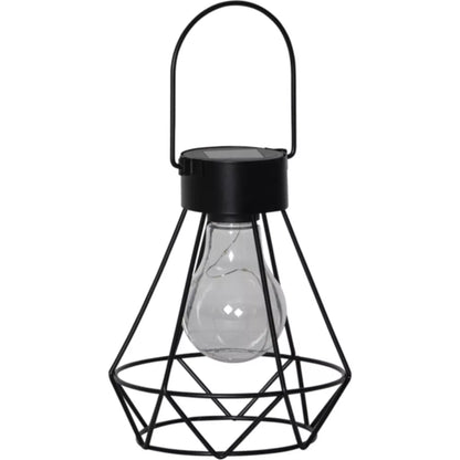 Saulės energija įkraunama LED lempa „Edison“