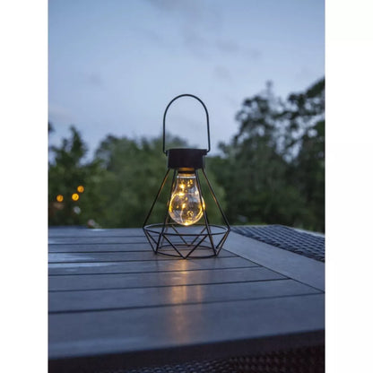Saulės energija įkraunama LED lempa „Edison“