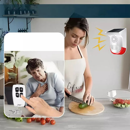 Signalizacija su saulės elementu
