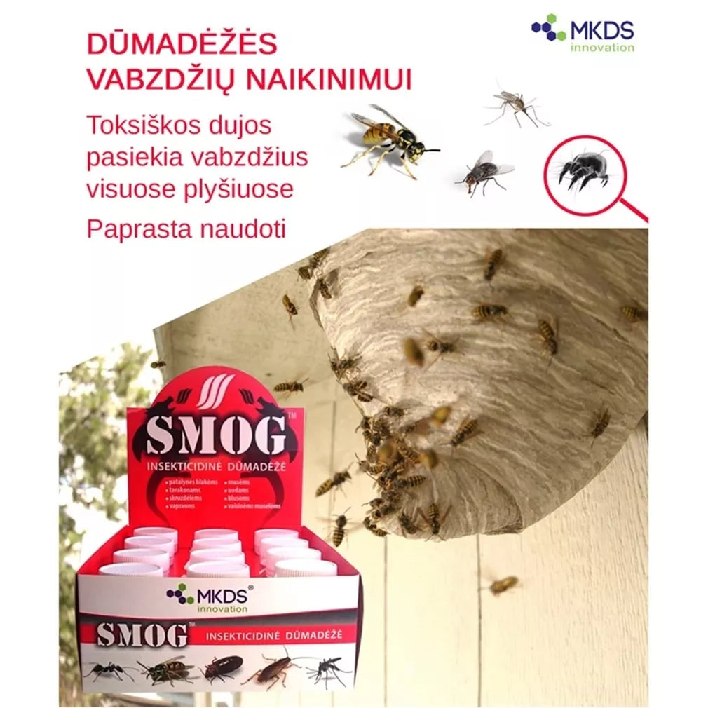 SMOG midi insekticidinė dūmadėžė, 11 g