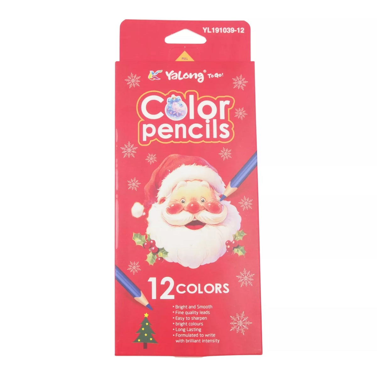 Spalvoti pieštukai Yalong 12 vnt.