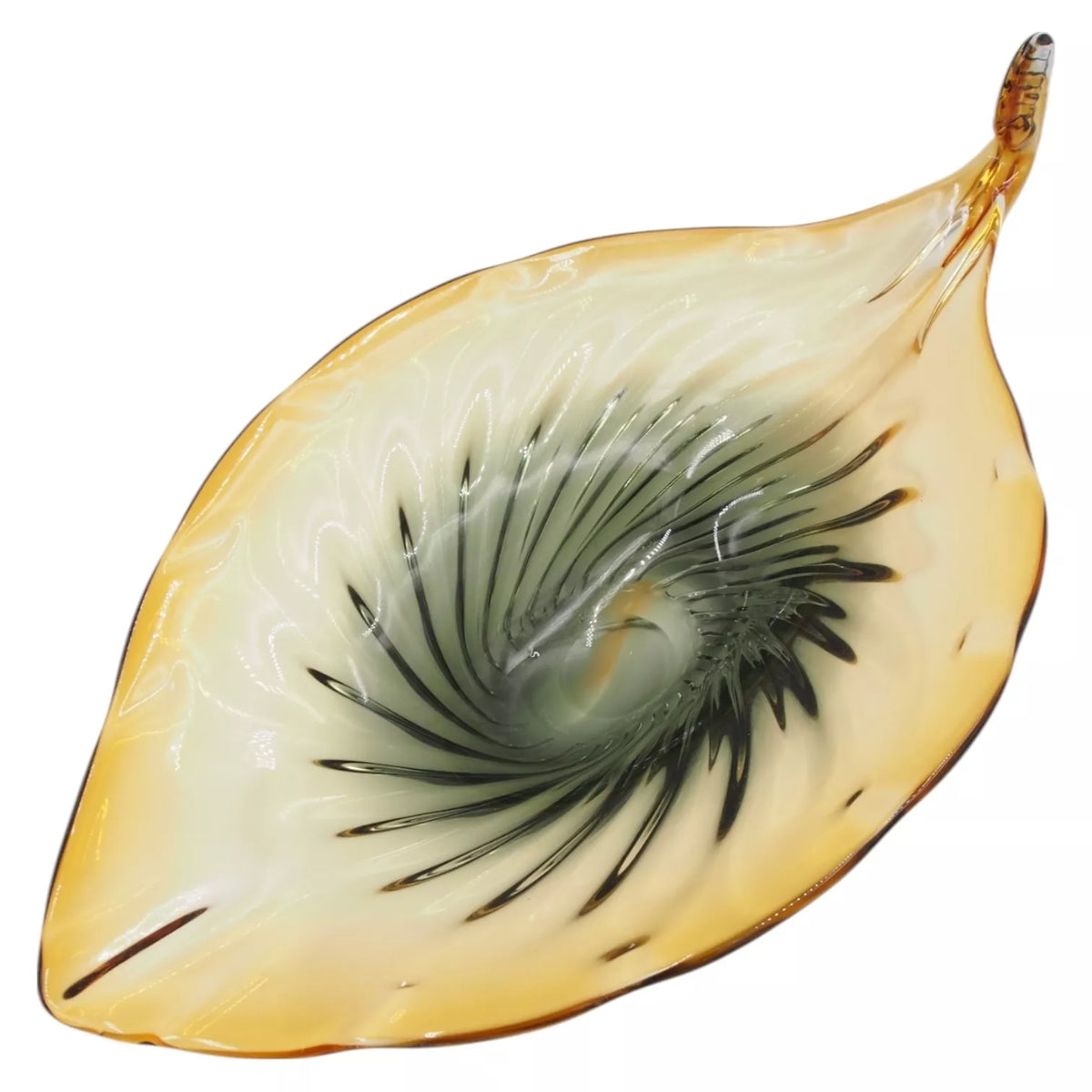 Stiklinis dekoratyvinis indas, 54×28×13 cm