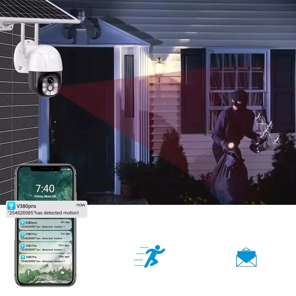 WIFI lauko kamera 350°/90° vaizdu
